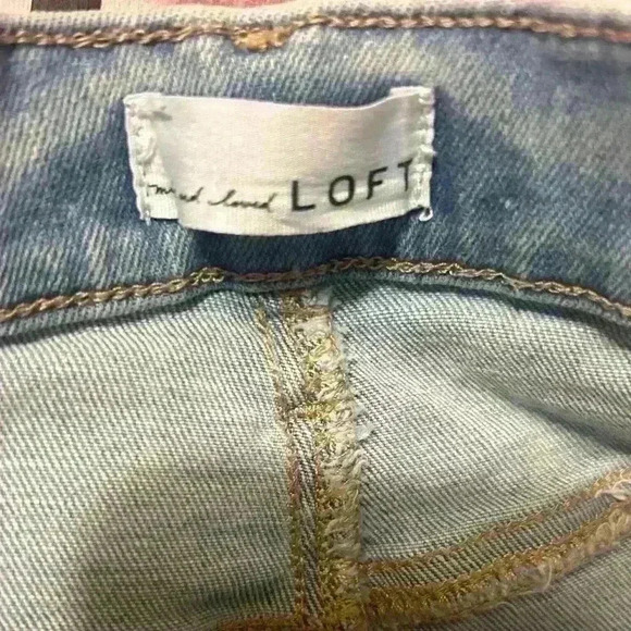 Make and Loved LOFT  The Jegging  31/12 High Rise light Wash Denim Jeans - Picture 4 of 6